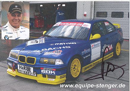 Herbert Stenger  BMW  Auto Motorsport  Autogrammkarte original signiert 