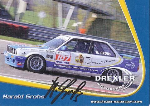 Harald Grohs  BMW  Auto Motorsport  Autogrammkarte original signiert 
