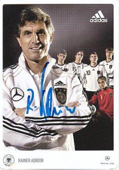 Rainer Adrion  DFB  Fußball Autogrammkarte original signiert 