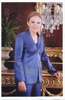 Farah Pahlavi  Kaiserin Iran  Adel  Politik  Autogramm Foto  original signiert 