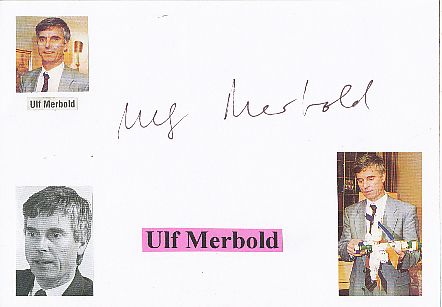 Ulf Merbold  Astronaut Raumfahrt Autogramm Karte original signiert 