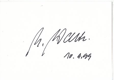Ulrich Walter  Astronaut Raumfahrt Autogramm Karte original signiert 