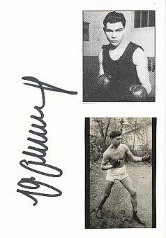 Max Schmeling † 2005  Boxen Weltmeister  Autogramm Karte original signiert 