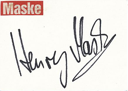 Henry Maske  Boxen Weltmeister  Autogramm Karte original signiert 