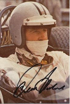 Denis Hulme † 1992 NZL Formel 1 Weltmeister   Auto Motorsport  Autogramm Foto  original signiert 