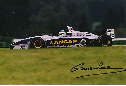 Gonzalo Rodriguez † 1993  Uruguay  Formel 3  Auto Motorsport  Autogramm Foto original signiert 