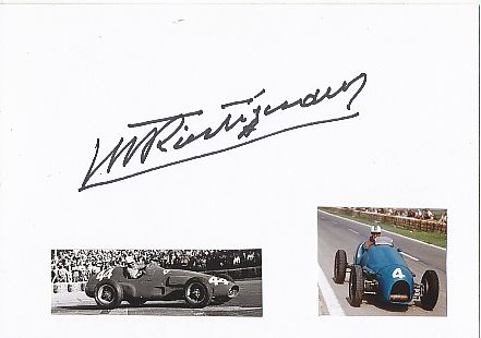 Maurice Trintignant † 2005  Formel 1 Auto Motorsport  Autogramm Karte original signiert 