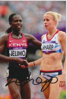 Lynsey Sharp  Großbritanien  Leichtathletik Autogramm Foto original signiert 