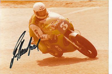 Gregg Hansford † 1995  Australien  Motorrad Sport Autogramm Foto original signiert 