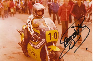 Michel Rougerie † 1981  Belgien   Motorrad Sport Autogramm Foto original signiert 