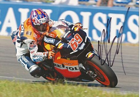 Nicky Hayden † 2017  USA  Motorrad Sport Autogramm Foto original signiert 
