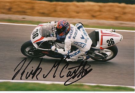Kirk Mccarthy † 2004  Australien  Motorrad Sport Autogramm Foto original signiert 