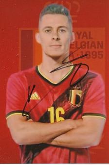 Thorgan Hazard  Belgien  Fußball Autogramm Foto original signiert 