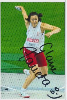 Zaneta Glanc  Polen  Leichtathletik Autogramm Foto original signiert 