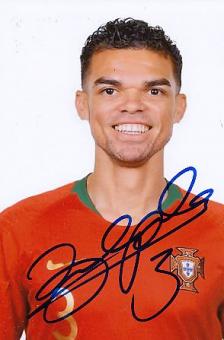 Pepe  Portugal  Europameister EM 2016  Fußball Autogramm Foto original signiert 