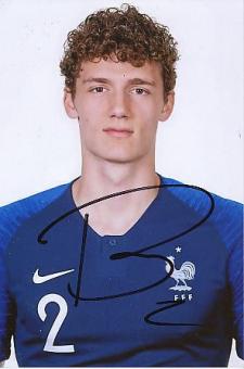 Benjamin Pavard  Frankreich Weltmeister WM 2018  Fußball Autogramm Foto original signiert 