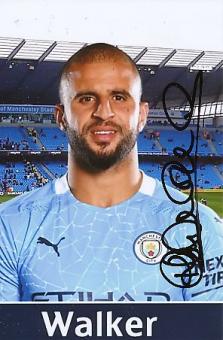 Kyle Walker  Manchester City  Fußball Autogramm Foto original signiert 