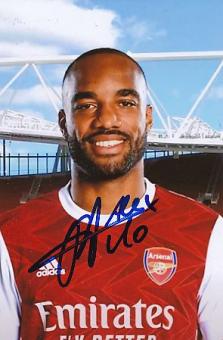 Alexandra Lacazette  FC Arsenal London  Fußball Autogramm Foto original signiert 