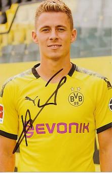 Thorgan Hazard  Borussia Dortmund  Fußball Autogramm Foto original signiert 