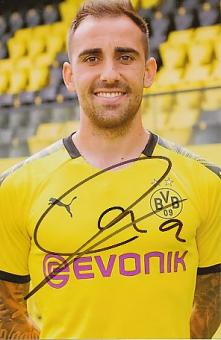 Paco Alcacer  Borussia Dortmund  Fußball Autogramm Foto original signiert 