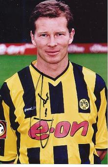 Stefan Reuter  Borussia Dortmund  Fußball Autogramm Foto original signiert 
