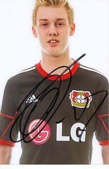 Julian Brandt  Bayer 04 Leverkusen Fußball Autogramm Foto original signiert 
