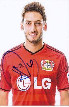 Hakan Calhanoglu  Bayer 04 Leverkusen Fußball Autogramm Foto original signiert 