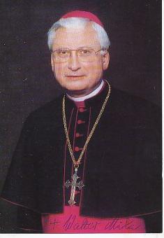 Walter Mixa Bischof von Eichstätt  Kirche  Autogrammkarte  original signiert 