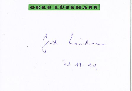 Gerd Lüdemann † 2021 Theologe & Autor  Kirche  Autogramm Karte original signiert 