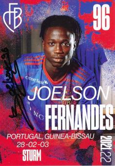 Joelson Fernandes  FC Basel  2021/2022  Fußball Autogrammkarte  original signiert 
