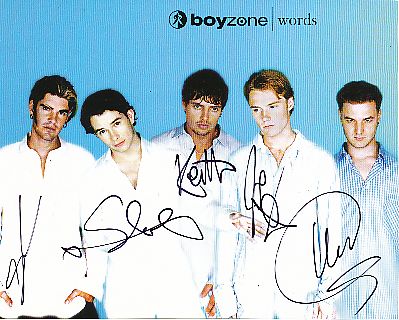 Boyzone   Musik Autogrammkarte original signiert 