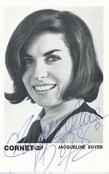 Jacqueline Boyer  Film + TV Autogrammkarte original signiert 