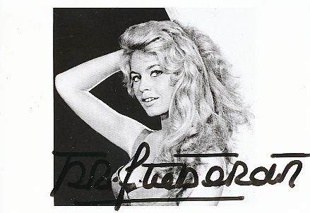 Brigitte Bardot   Film + TV Autogrammkarte original signiert 