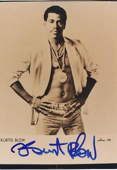 Kurtis Blow  " The Breaks"  Musik Autogramm Foto original signiert 