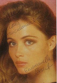 Emmanuelle Beart  Film & TV Autogramm Foto original signiert 