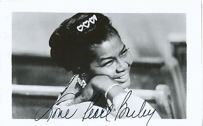 Pearl Bailey † 1990 Film & TV Autogramm Foto original signiert 