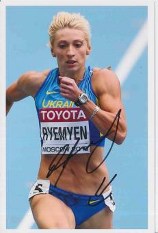 Mariya Ryemyen  Leichtathletik Autogramm Foto original signiert 