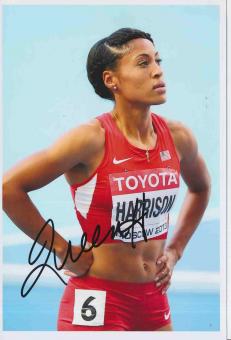 Harrison  USA  Leichtathletik Autogramm Foto original signiert 