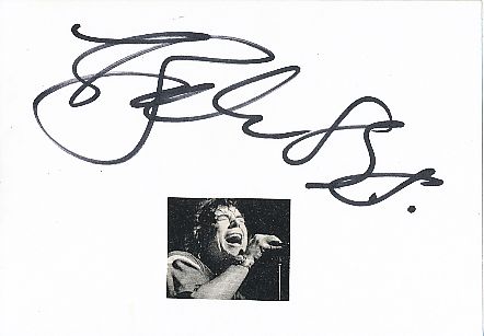 Eric Burdon  The Animals  Musik Autogramm Karte original signiert 