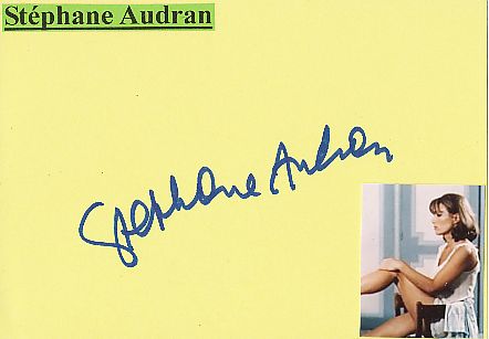 Stephane Audran † 2018  Film & TV Autogramm Karte original signiert 
