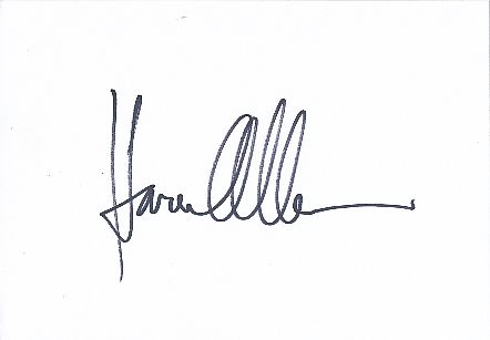 Karen Allen  Film & TV Autogramm Karte original signiert 