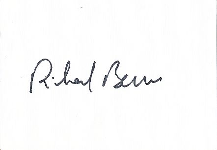 Richard Berry   Musik Autogramm Karte original signiert 