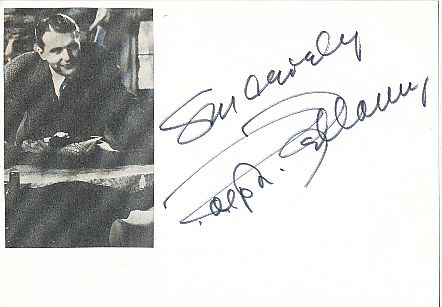 Ralph Bellamy † 1991  Film & TV Autogramm Karte original signiert 