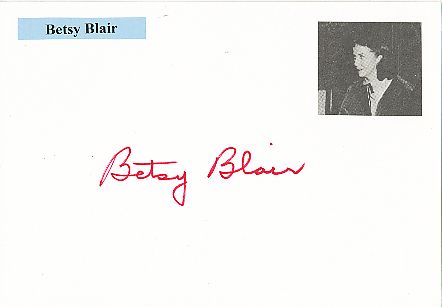 Betsy Blair † 2009  Film & TV Autogramm Karte original signiert 