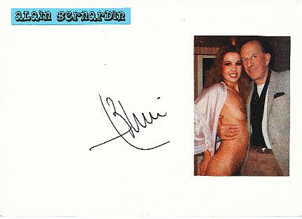 Alain Bernardin † 1994  Crazy Horse  Film+ TV  Autogramm Karte original signiert 