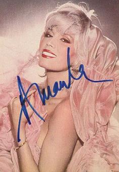 Amanda Lear  Musik Autogrammkarte original signiert 