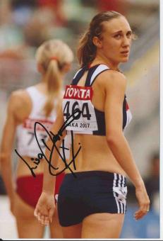 Lisa Dobriskey  Großbritanien  Leichtathletik Autogramm Foto original signiert 