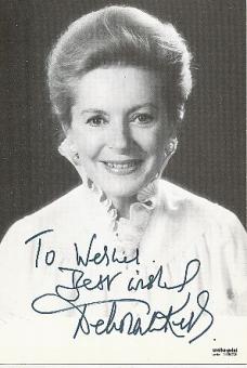 Deborah Kerr † 2007  Film + TV Autogrammkarte original signiert 