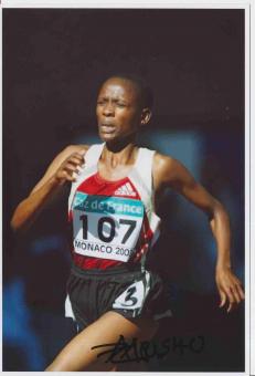 Zakia Mrisho  Tansania  Leichtathletik Autogramm Foto original signiert 
