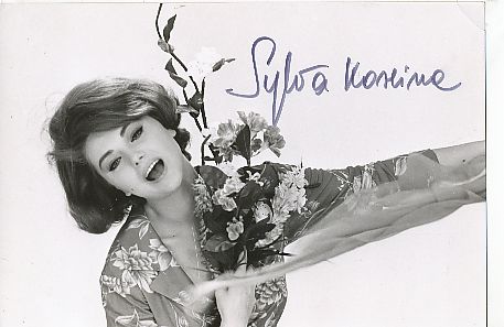 Sylvia Koscina † 1994  Film + TV Autogramm Foto original signiert 
